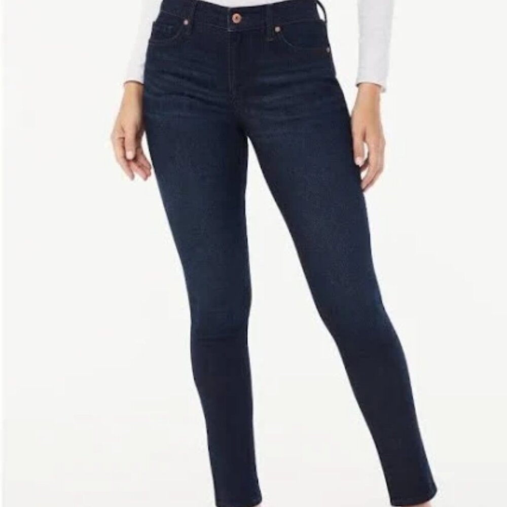 Sofia Jeans by Sofia Vergara Women's Skinny Ankle Jeans Size 10 Dark Wash NWT